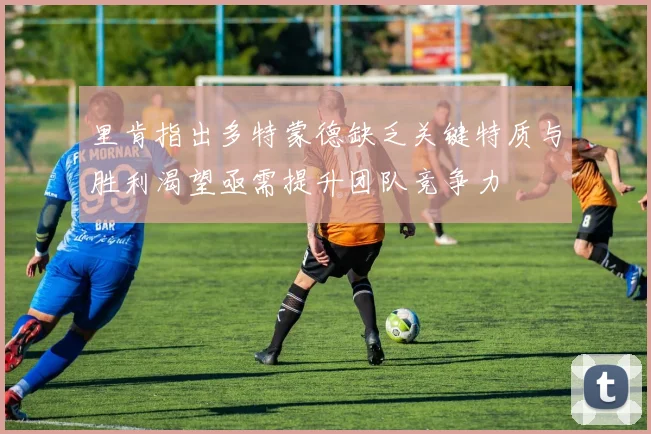 里肯指出多特蒙德缺乏关键特质与胜利渴望亟需提升团队竞争力